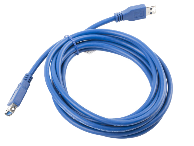LANBERG USB-A Verlängerungskabel M/F 3.0 3m blau