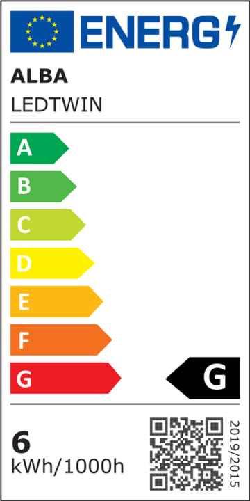 ALBA Akku LED-Tischleuchte , LEDTWIN, , kabellos, weiß