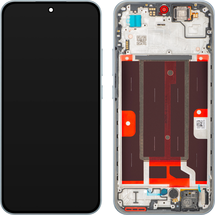 Touchscreen-Display Oppo F31 / A6 / A6 Pro 5G, mit Rahmen, Grau, Service Pack 621029000655