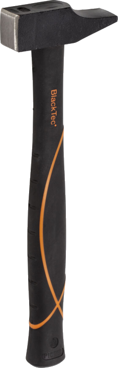PICARD Schlosserhammer 500g BlackTec® Französische Form Fiberglasstiel Nr. 16 | Gravur möglich