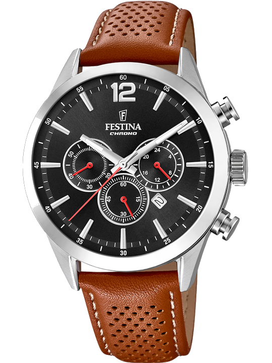 Festina F20542/6 Timeless Chronograph Herrenuhr 44mm 5ATM