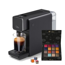 Tchibo Qbo ONE Premium Kapselmaschine inkl. 16 recyclebaren Qbo Kaffeekapseln