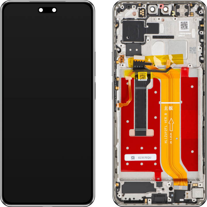 Display mit Touchscreen Huawei nova 14 Pro, mit Rahmen, Weiß, Service Pack 02357EQU
