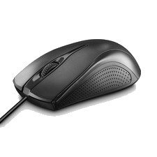✅ Computermaus mit Kabel USB Optische Maus 3 Tasten PC Laptop Notebook Schwarz