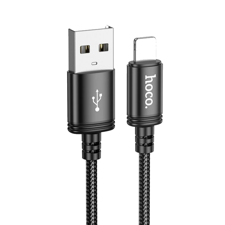 Daten- und Ladekabel USB-A - Lightning HOCO X89, 18W, 2m, Schwarz