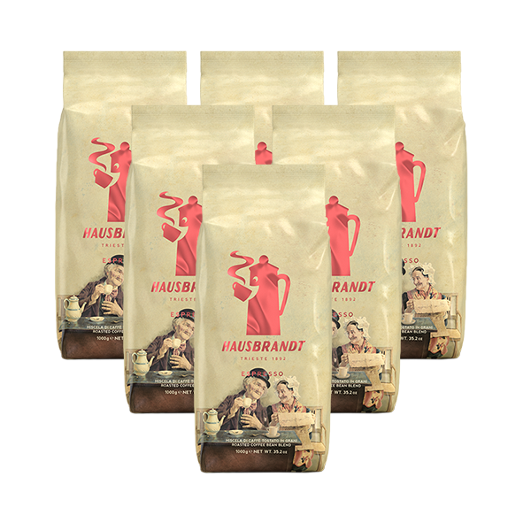 Hausbrandt Nonnetti Espresso Vorteilspack, 6kg ganze Bohne