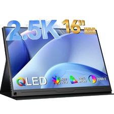 UPERFECT 16 Zoll 2K Tragbare Monitor Laptop Bildschirm Für Xbox Switch Computer