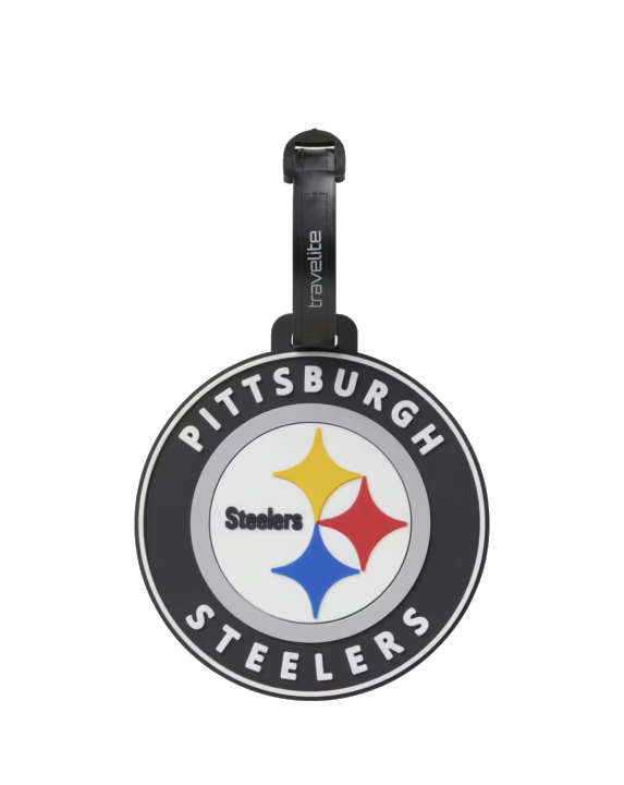 Travelite x NFL Luggage Tag, Pittsburgh Steelers