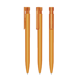 senator® Druckkugelschreiber Liberty Soft Touch, blaue Mine, orange 151