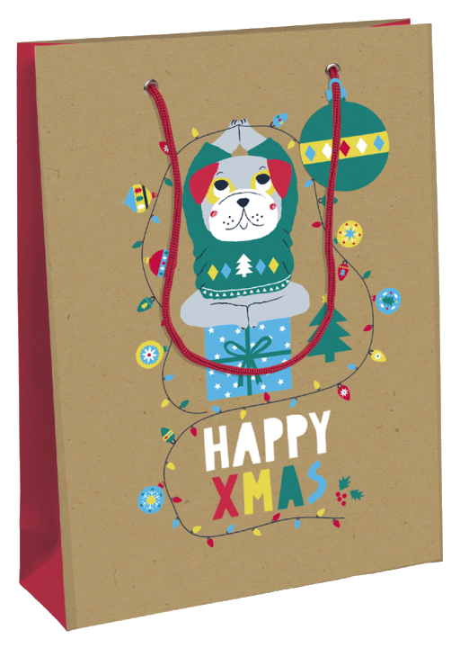 Clairefontaine Weihnachts-Geschenktüte , Make a Wish, , mittel