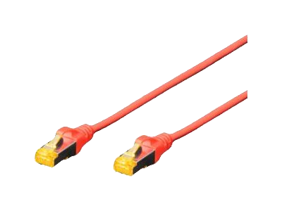 Digitus Patch-Kabel RJ-45 (M) zu RJ-45 (M) 2m Kupfer S/FTP Cat 6a rot (DK-1644-A-020/R)
