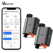2× SONOFF Smart Bewässerungscomputer App-ferngesteuertes Auto-Bewässerungssystem