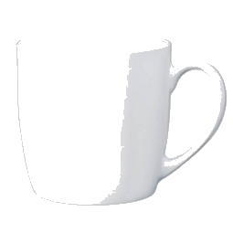 rastal Porzellantasse Kuba, 400 ml, weiß