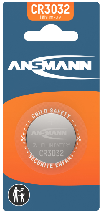 ANSMANN 1516-0013 Knopfzelle CR3032 3V Lithium