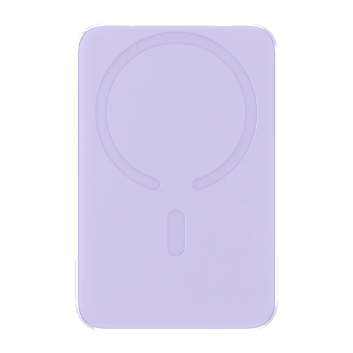 Externer Wireless-Akku Baseus Magnetic Mini, 10000mAh, 20W, PD + FQI, 1 x QI - 1 x USB-C, Lila PPCX110105