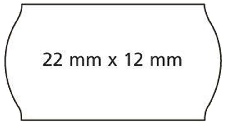 APLI Etiketten für Preisauszeichner, 22 x 12 mm
