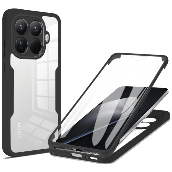 Hülle für Xiaomi 15T Pro, Techsuit, ColorVerse 360, Schwarz