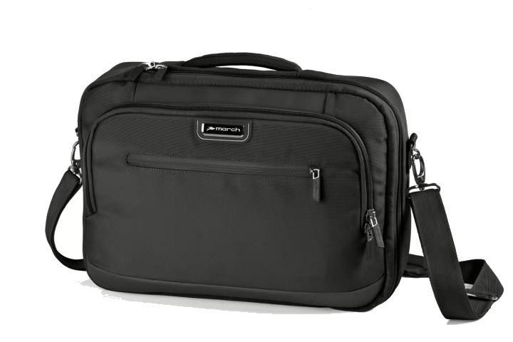 March bags take a'way Rucksack-Tasche mit Laptopfach 15 Zoll black