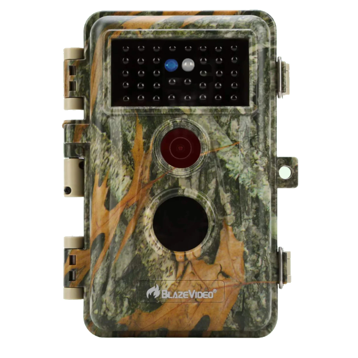 Wildkamera 64MP 2304*1296p mit Bewegungsmelder Nachtsicht Maximale Entfernung bis 75 Füße, 0,3s Trigger Geschwindigkeit , IP66 Wasserdichter| A252 Mattes Militärgrün