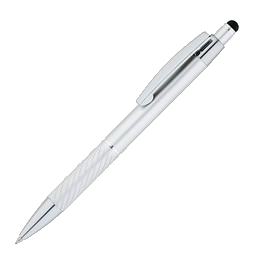 PENKO® Metall-Touch-Kugelschreiber Washington, blaue Mine, silber-Matt