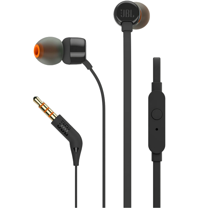 JBL T110 In-Ear Kopfhörer 3.5mm | Schwarz | Pure Bass