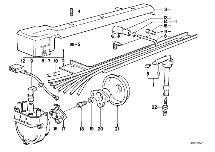 BMW Adapter E34 12111312396 - Bildposition 20