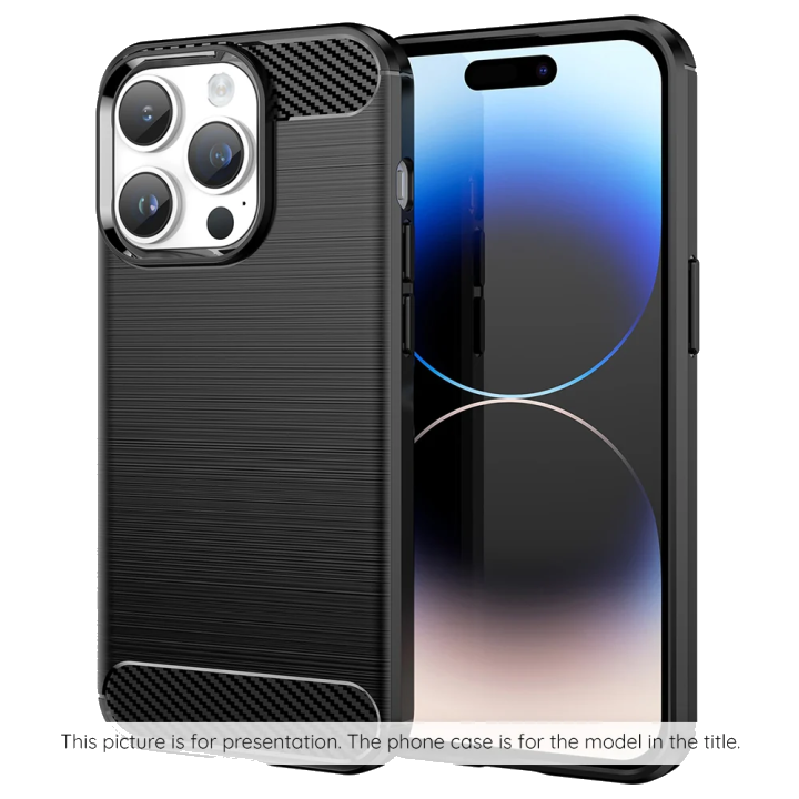Hülle für Xiaomi 17, Techsuit, Carbon, Schwarz