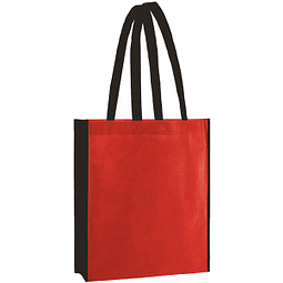 Vliestasche Big Shopper, rot/schwarz