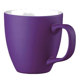 Porzellantasse Lorena, 450 ml, violet