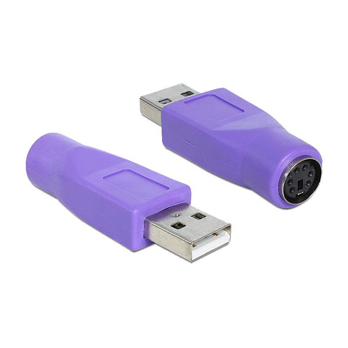 DELOCK USB Adapter USB A -> PS/2 St/Bu