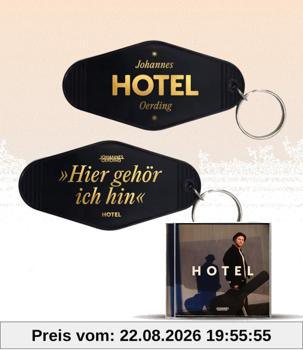 Johannes Oerding - “Hotel” CD + Schlüsselanhänger (Amazon Exklusiv)