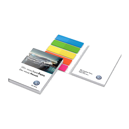 Geiger-Notes Haftnotiz und Papier Set Bern, inkl. Druck auf Umschlag & Haftnotiz, weiß