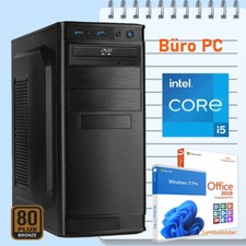 Büro Computer PC Intel i5 14400 16GB DDR4 500 GB SSD 2TB HDD Win 11 Office 2024