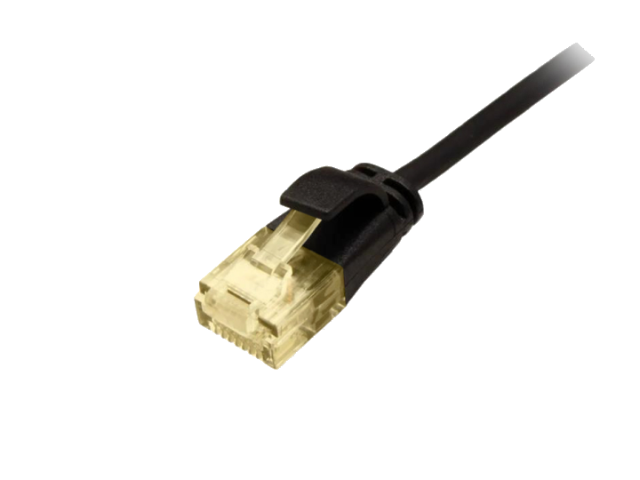 Equip Patchkabel Cat6A SlimFlex U/UTP 3.00m schw.LSZH 2xRJ45 Polybeutel