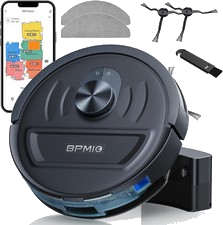 BPMIO B20 Saugroboter 5500Pa LiDAR WLAN App Wischfunktion Gebraucht