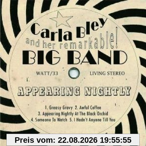 Appearing Nightly