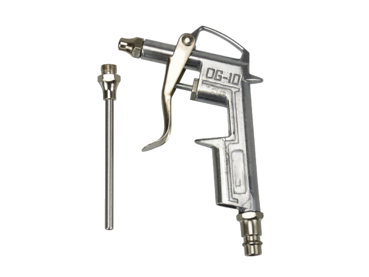 Druckluft-Ausblaspistole mit kurzer (25 mm) & langer (100 mm) Düse
