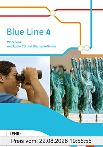 Blue Line / Ausgabe 2014: Blue Line / Workbook mit Audio-CD und Übungssoftware 8. Schuljahr: Ausgabe 2014