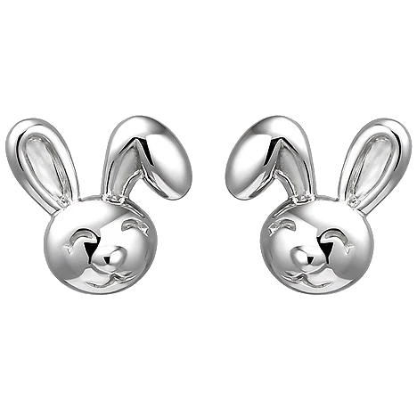 Kinder Ohrstecker Hase 925 Sterling Silber Ohrringe Kinderohrringe