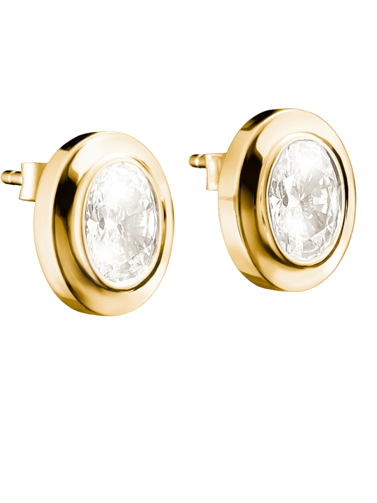 Thomas Sabo H2342-414-14 Ohrstecker Oval vergoldet 11,0 mm Damen