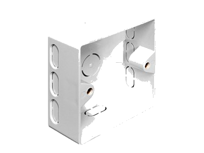 DELOCK Keystone Aufputzsgehäuse weiß