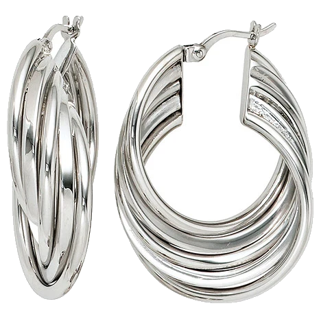 Creolen 925 Sterling Silber Ohrringe Silberohrringe Silbercreolen