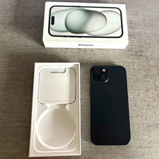 Apple iPhone 15 128 GB Schwarz Slate Smartphone ohne Simlock iOS mit OVP