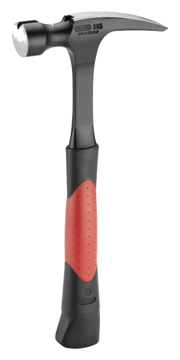 PICARD Ganzstahl Rip Hammer 1.025g mit 2-Komponenten-Griff Nr. 595 geraut