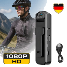 Mini Körperkamera 1080P HD Tragbare Body Cam mit Nachtsicht Videokamera