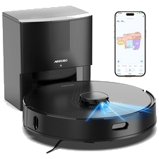 AIRROBO Q20 Saugroboter mit Wischfunktion Selbstreinigend 8000Pa LiDAR APP/Alexa