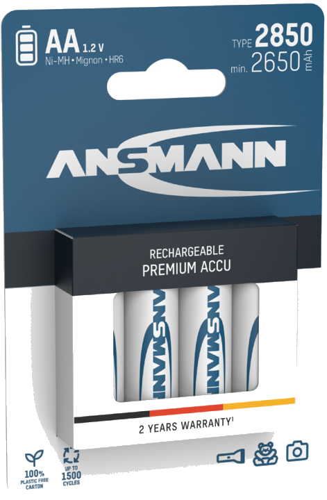 ANSMANN Akkus Mignon AA 1.2 V
