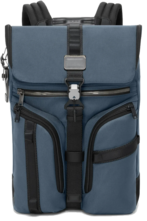Tumi Alpha Bravo Surveillance Rolltop Rucksack aus Nylon Pavement