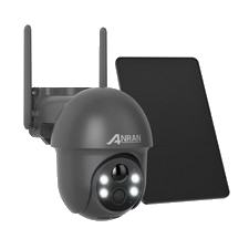 ANRAN 3MP PTZ Ultra UHD Solar WLAN Überwachungskamera Aussen Akku Kamera Audio