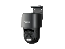 Reolink 4K 8MP PTZ PoE Überwachungskamera Außen Dual-Objektiv TrackMix PoE Grau